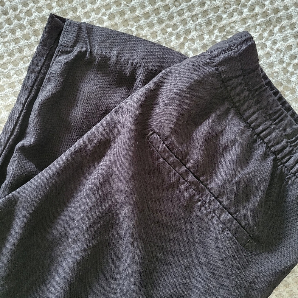 H&M Black Pull On Trouser Pants Sz 6